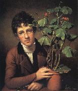 Rembrandt Peale Rubens Peale with a Geranium oil on canvas